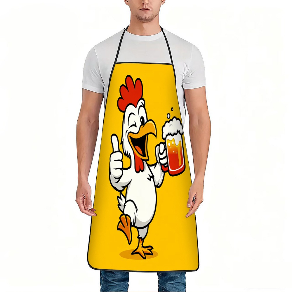 Home Cooking Definition - ผ้ากันเปื้อนโพลีเอสเตอร์ 1 ชิ้น พร้อมการพิมพ์ลาย 2D ความละเอียดสูง