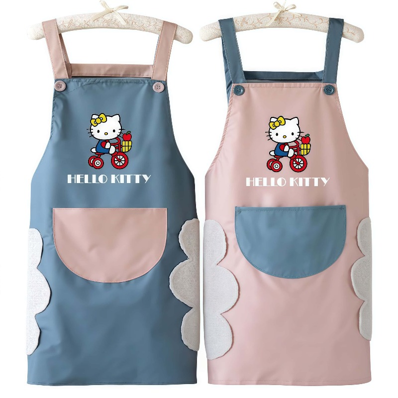 Home Cooking Set - ใหม่กันน้ำกันน้ำมัน PVC ผ้ากันเปื้อนสำหรับทำอาหารในครัว,น่ารักแขนกุดทำงานสำหรับผู้หญิงผู้ชาย, บ้านทุกเพศ,จัดส่งฟรี