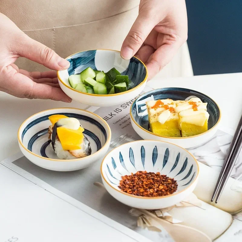 Home Cooking Dishes - จานเซรามิกสำหรับห้องครัวคละแบบตักซอสถ้วยน้ำส้มสายชูเครื่องใช้บนโต๊ะอาหารแบบสร้างสรรค์สไตล์ญี่ปุ่นจานอาหารค่ำ