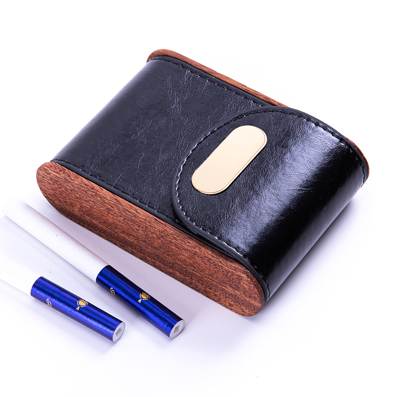 ไม้ Vintage หนังกรณีบุหรี่ยาสู - Smoker Box Wood Chip บทวิจารณ์และราคา