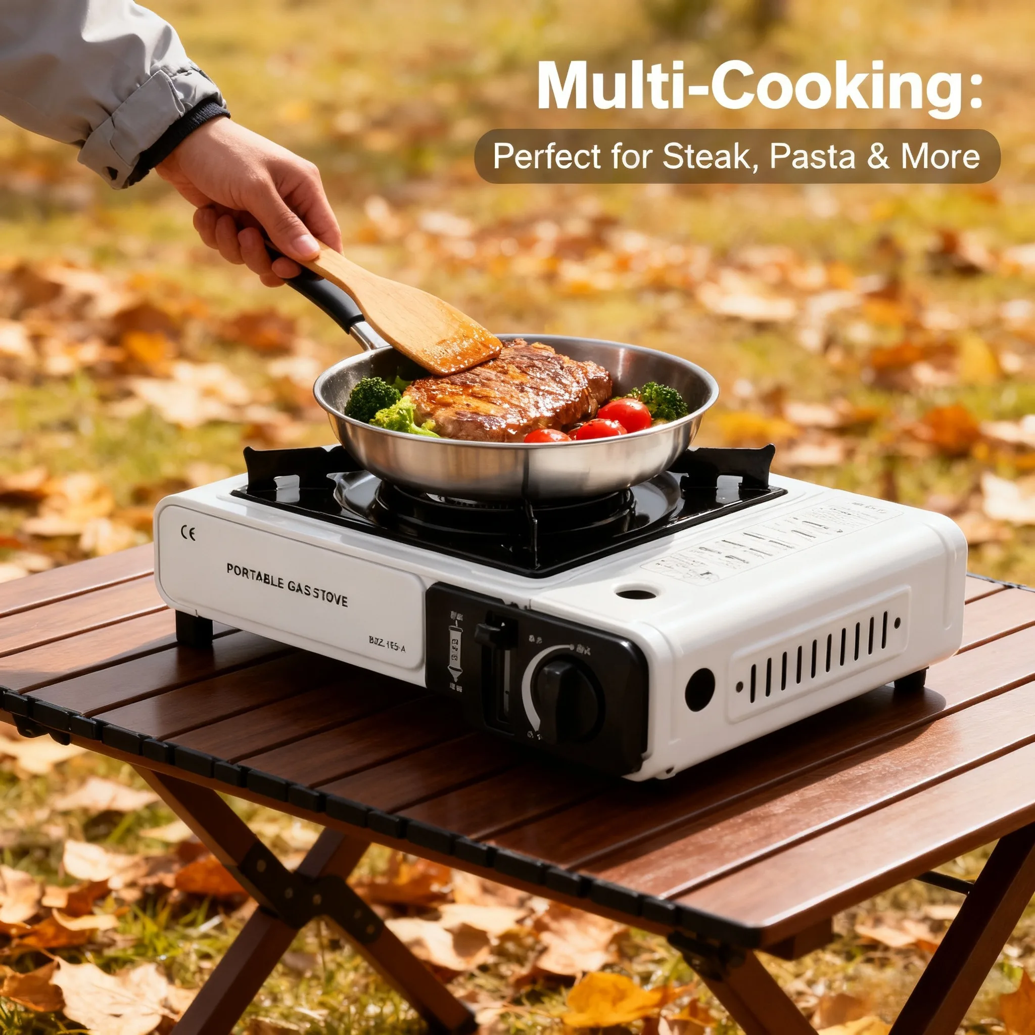 เตาแก๊สพกพาสำหรับใช้งานกลางแจ้ - Home Cooking Meals บทวิจารณ์และราคา