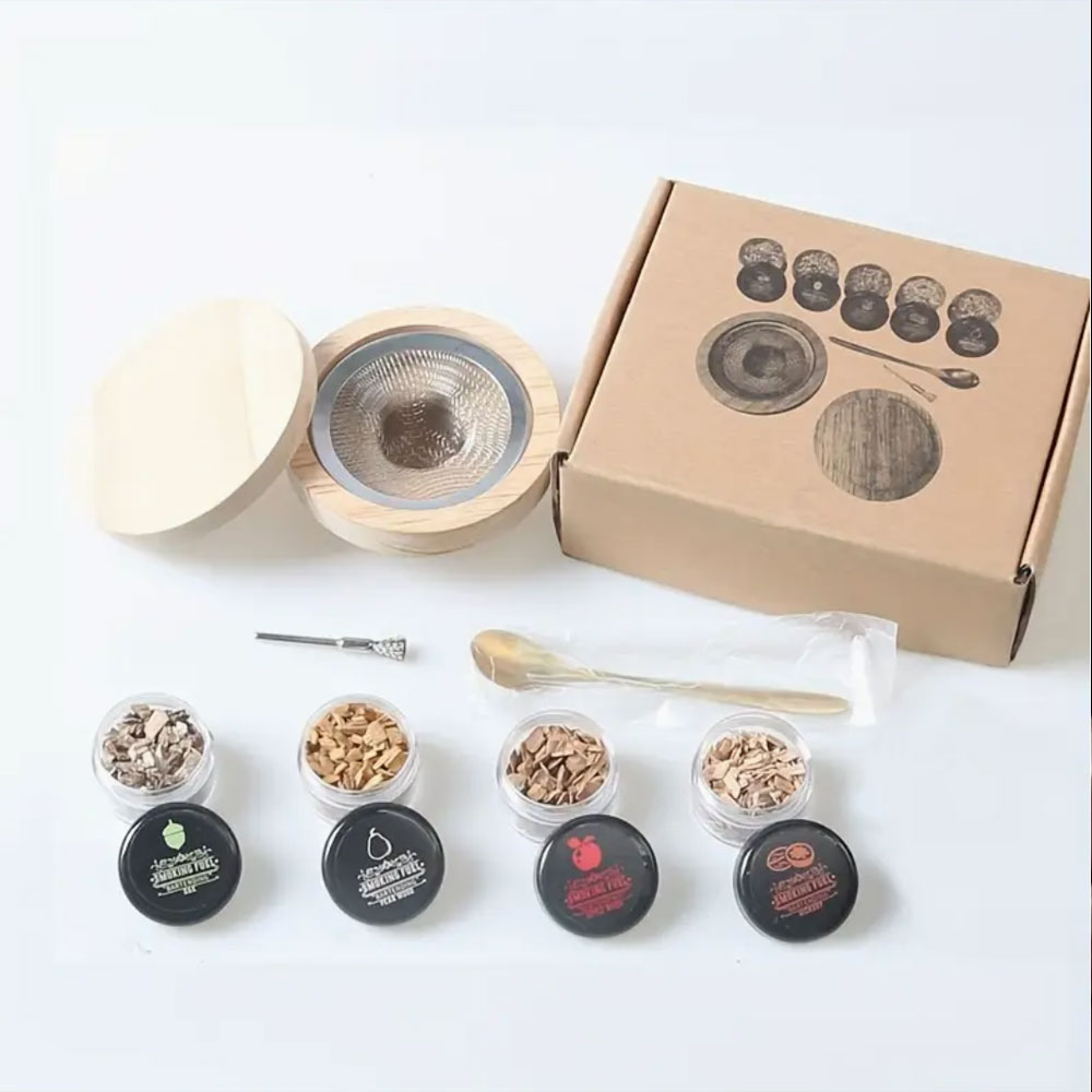 ชุดรมควันค็อกเทล บาร์ไม้ ฝาครอ - Smoker Box Wood Chip บทวิจารณ์และราคา