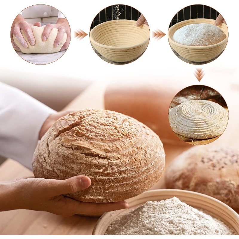 ตะกร้าสำหรับหมักขนมปัง PP ตะกร - Fermentation Crock บทวิจารณ์และราคา