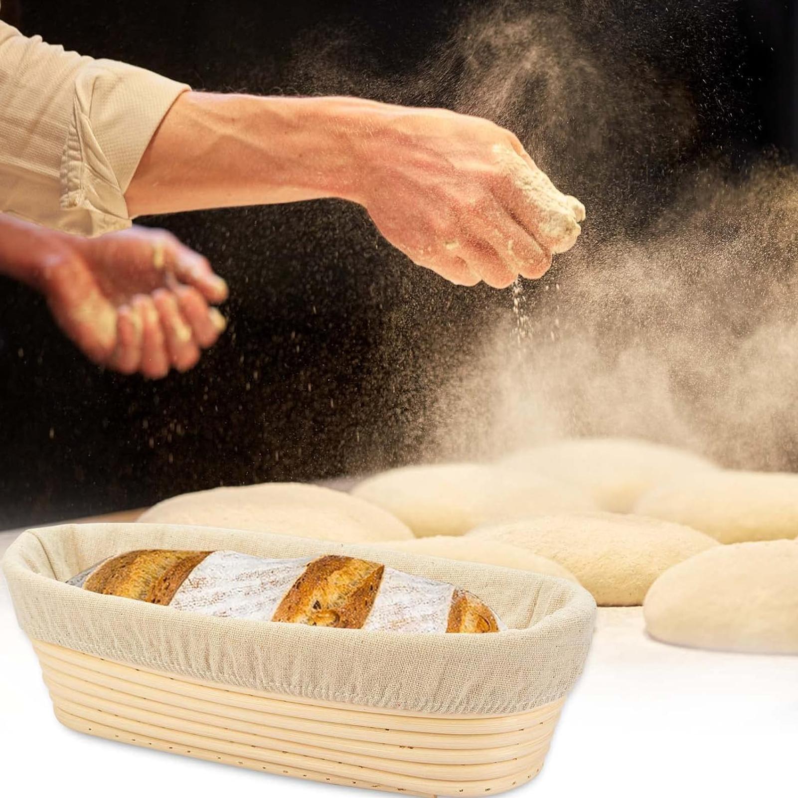 ตะกร้าหวายทำมือสำหรับพักแป้งขน - Fermentation Crock บทวิจารณ์และราคา