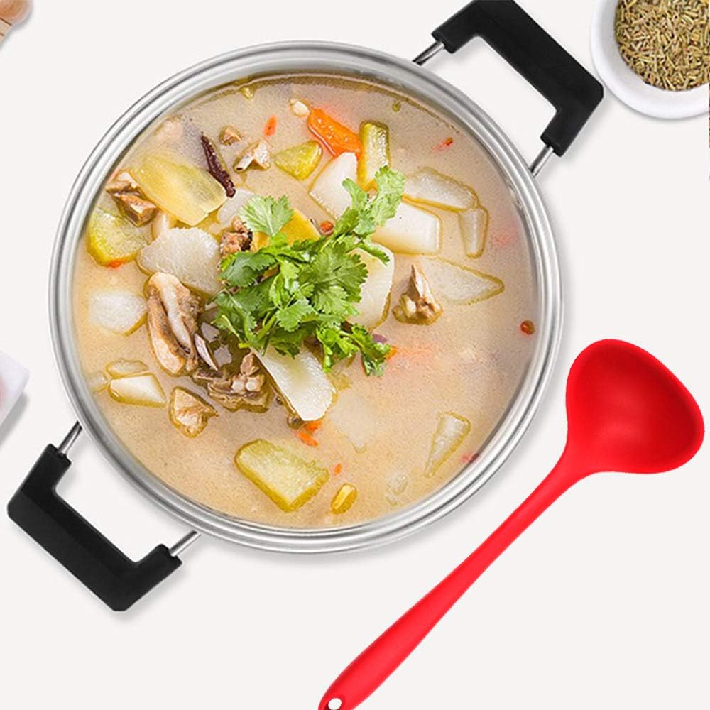 ทัพพีซิลิโคนช้อนซุป Nonstick ท - Home Cooking Meals บทวิจารณ์และราคา
