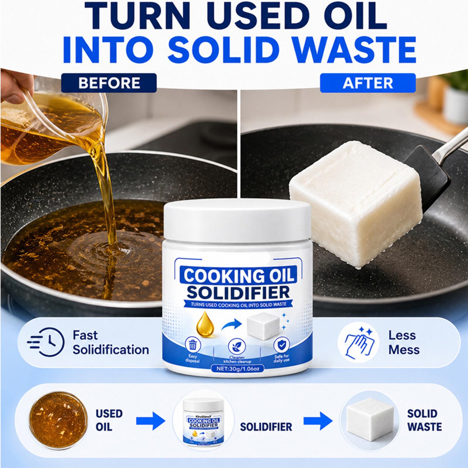 ผงแข็งตัวน้ำมันปรุงอาหาร 30 กร - Home Cooking Meals บทวิจารณ์และราคา