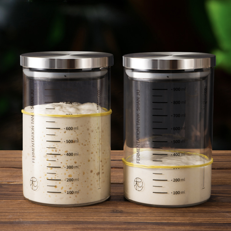 Zackoo 300/500/900Mlแก้วใสSour - Fermentation Crock บทวิจารณ์และราคา