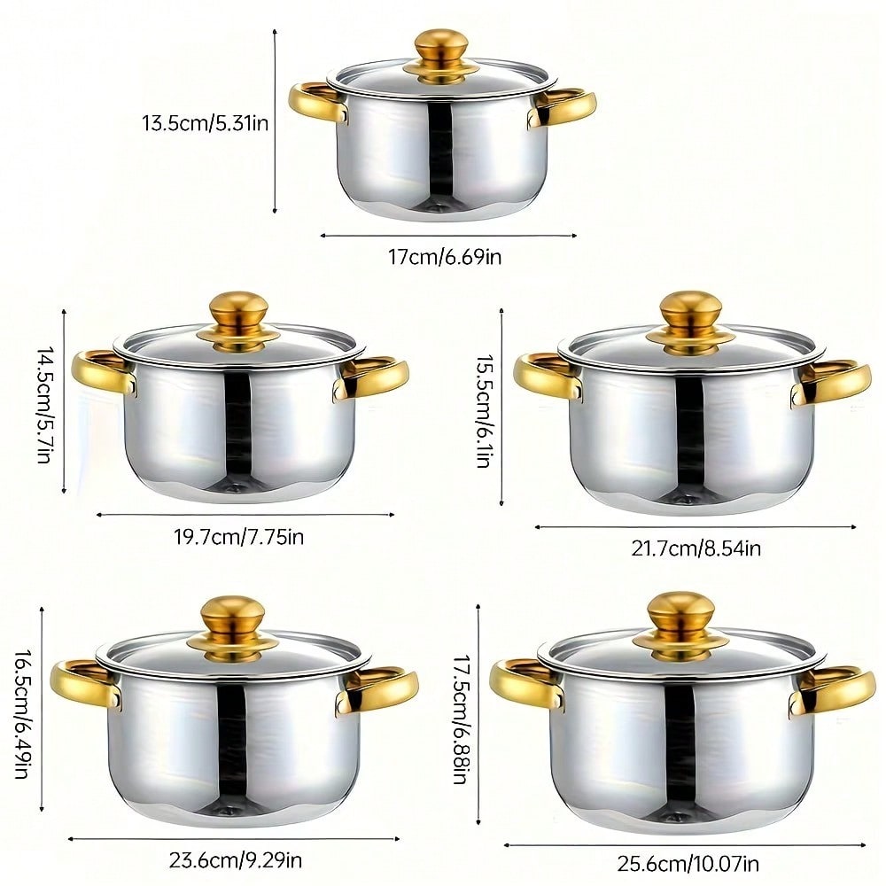 ชุดหม้อสแตนเลสสตีล ชุดเครื่องค - Home Cooking Set บทวิจารณ์และราคา