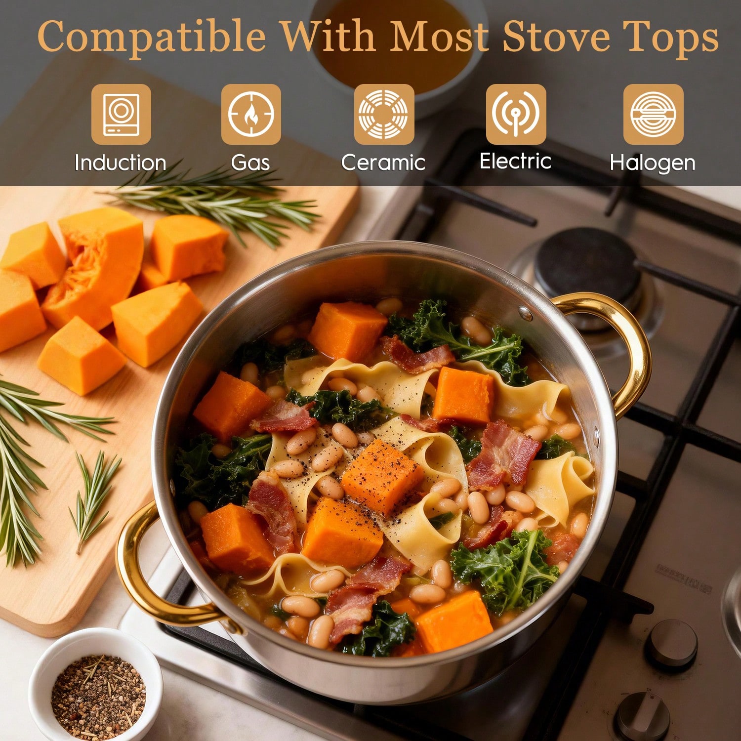 ชุดหม้อสแตนเลสสตีล ชุดเครื่องค - Home Cooking Set บทวิจารณ์และราคา