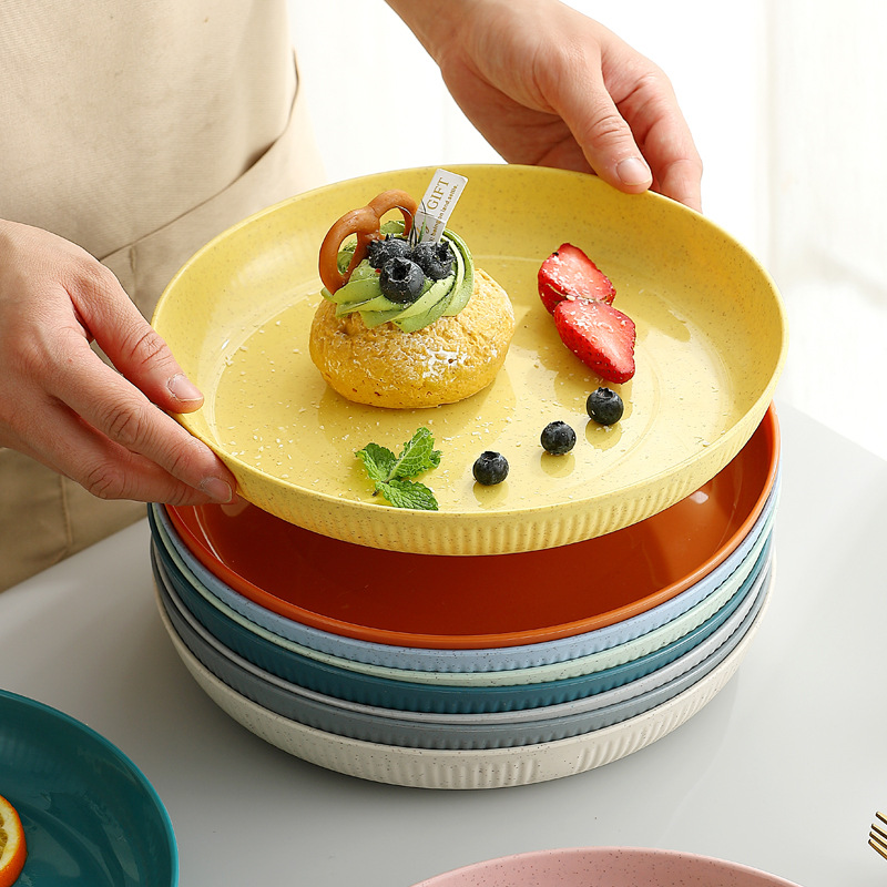 จานอาหารเย็นทรงกลมขนาด 23 ซม.  - Home Cooking Dishes บทวิจารณ์และราคา