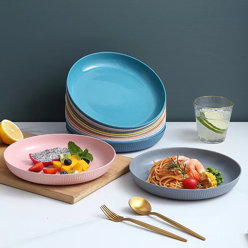 จานอาหารเย็นทรงกลมขนาด 23 ซม.  - Home Cooking Dishes บทวิจารณ์และราคา