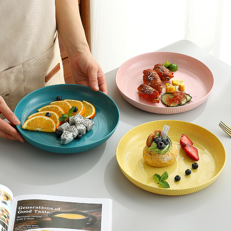 จานอาหารเย็นทรงกลมขนาด 23 ซม.  - Home Cooking Dishes บทวิจารณ์และราคา