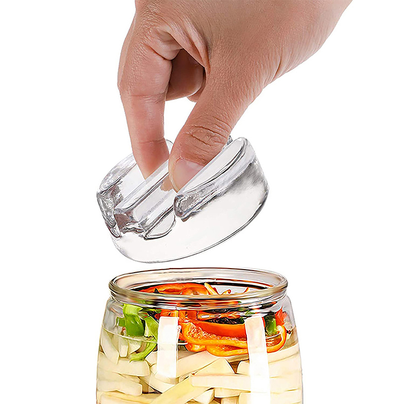 น้ําหนักแก้วหมักพร้อมด้ามจับง่ - Fermentation Crock บทวิจารณ์และราคา