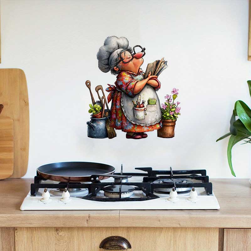 สติ๊กเกอร์ตกแต่งบ้านลายผู้หญิง - Home Cooking Meals บทวิจารณ์และราคา